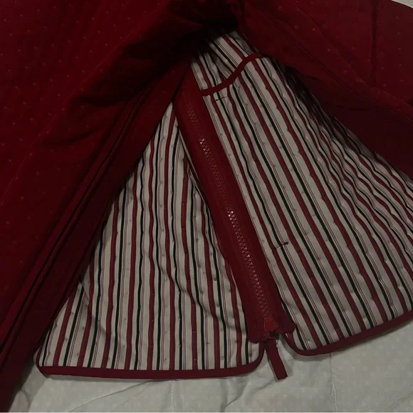 HILARY RADLEY - Vintage Red Quilted Jacket - Women’s L - Picture 10 of 13